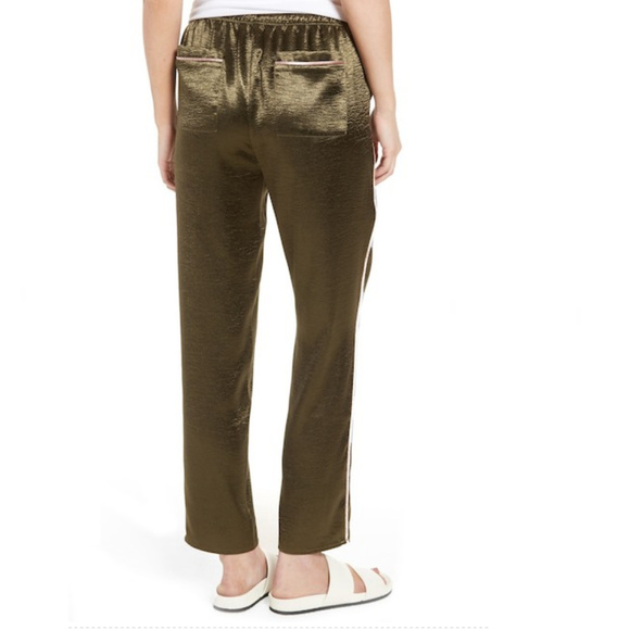 Love, Fire Satin Track Joggers Pants - Picture 2 of 5